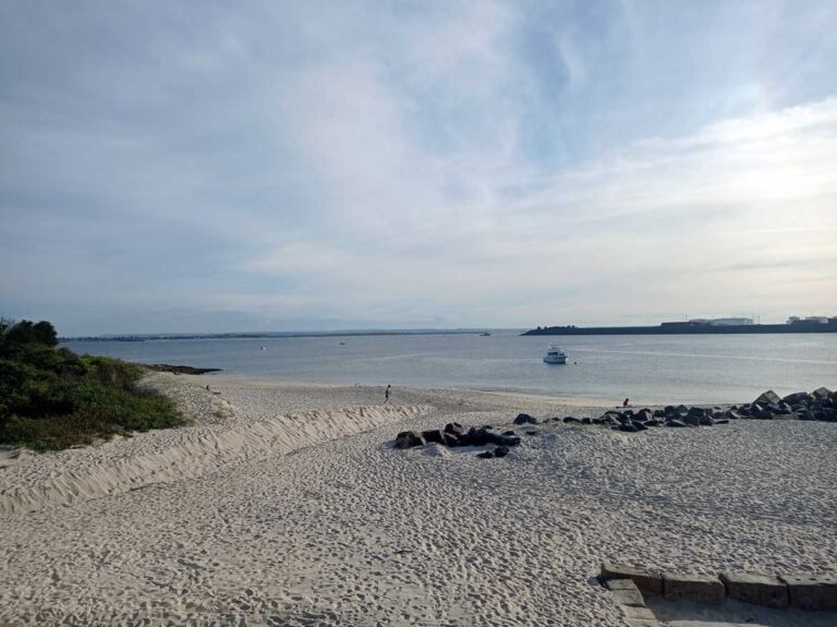 Yarra Bay Beach on Botany Bay in Sydney, New South Wales.