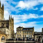Bath Abbey in Bath, Somerset, South-West England.