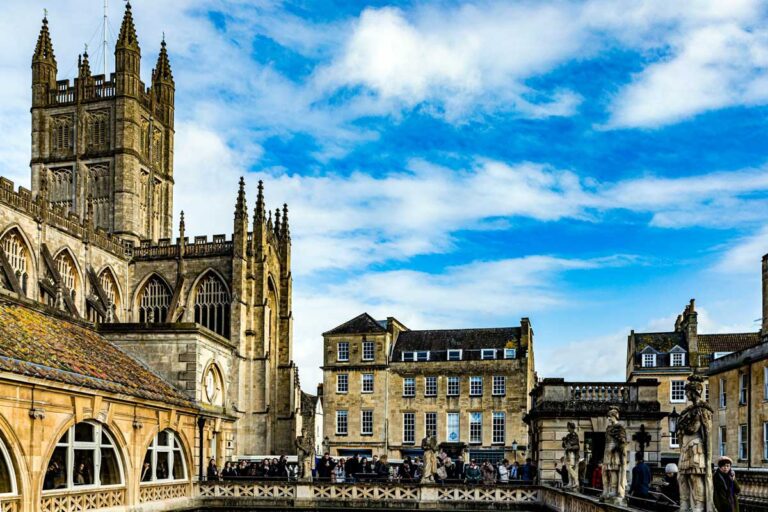 Bath Abbey in Bath, Somerset, South-West England.