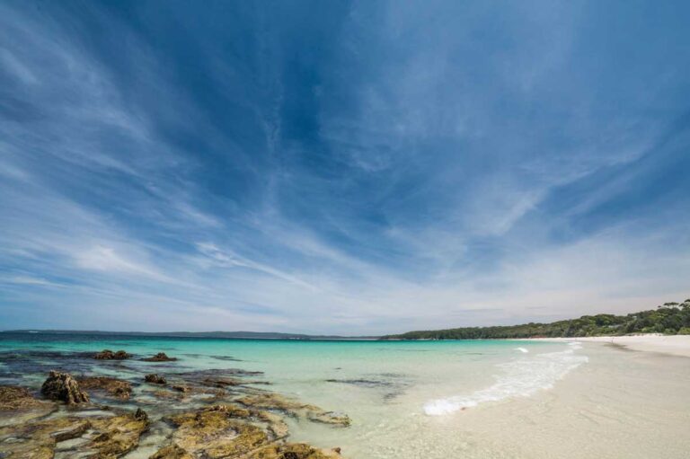 Greenfield Beach in Jervis Bay, New South Wales.