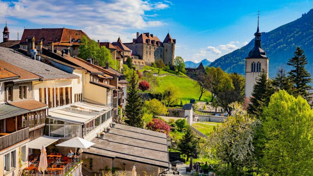 Chateau de Gruyeres in Switzerland.