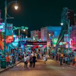 Beale Street in Memphis, Tennessee..