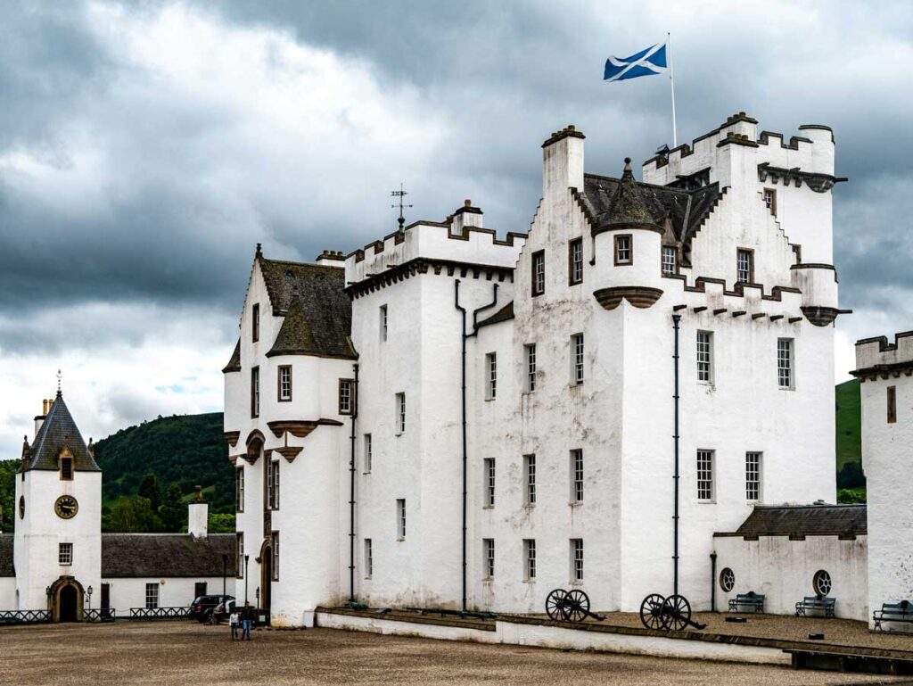 Blair Castle in Perthshire, Scotland.