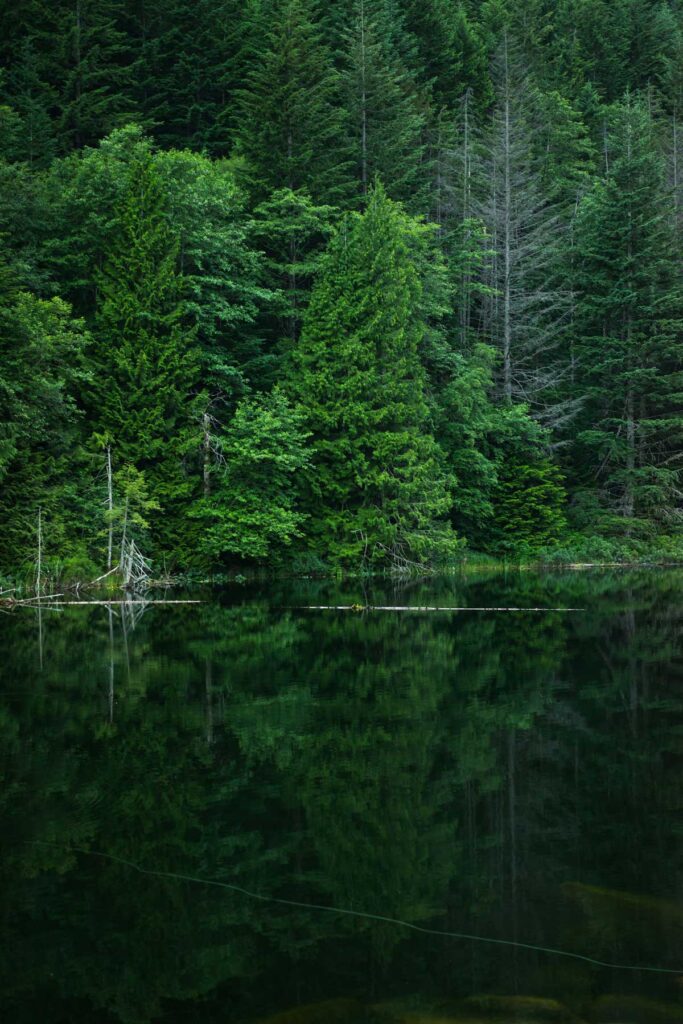 Brohm Lake in Squamish, Canada.