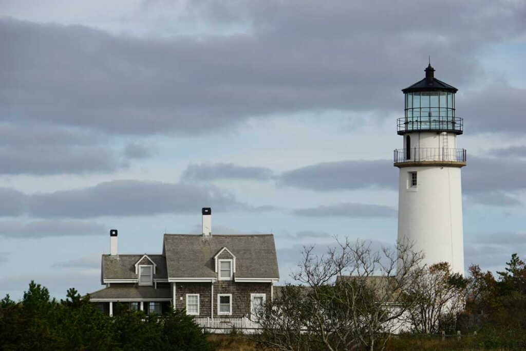 The Highland Lighthouse at Cape Cod, Massachusetts.