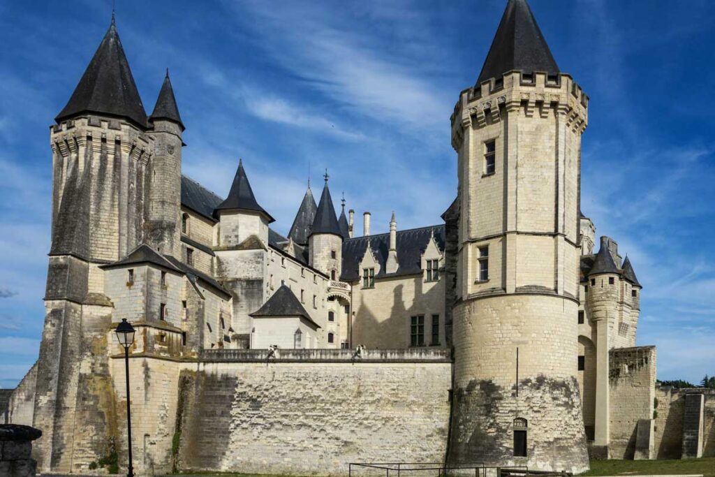 The Chateau de Saumur in the Loire Valley, France.
