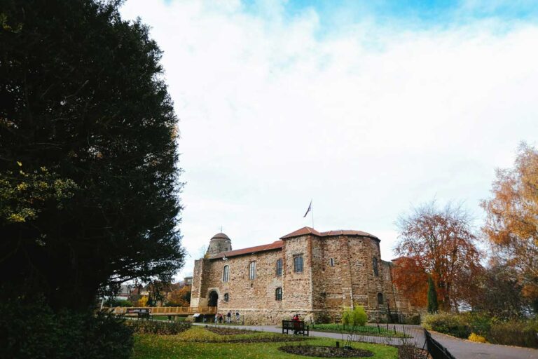 Colchester Castle in Colchester, Essex.