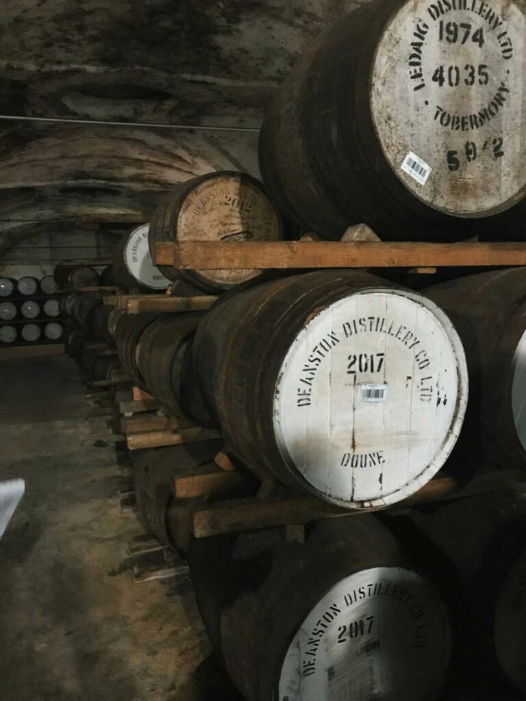 The Deanston Distillery in Perthshire, Scotland.