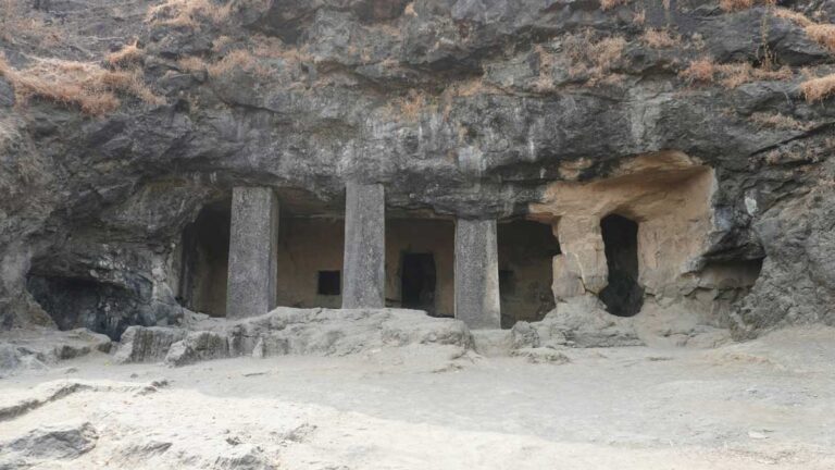 The Elephanta Caves in Mumbai, India.