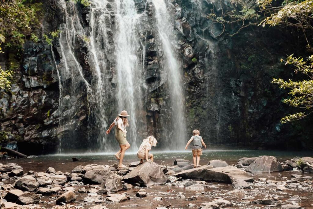 Ellinjaa Falls in the Atherton Tablelands, Queensland.