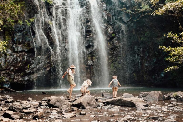Ellinjaa Falls in the Atherton Tablelands, Queensland.