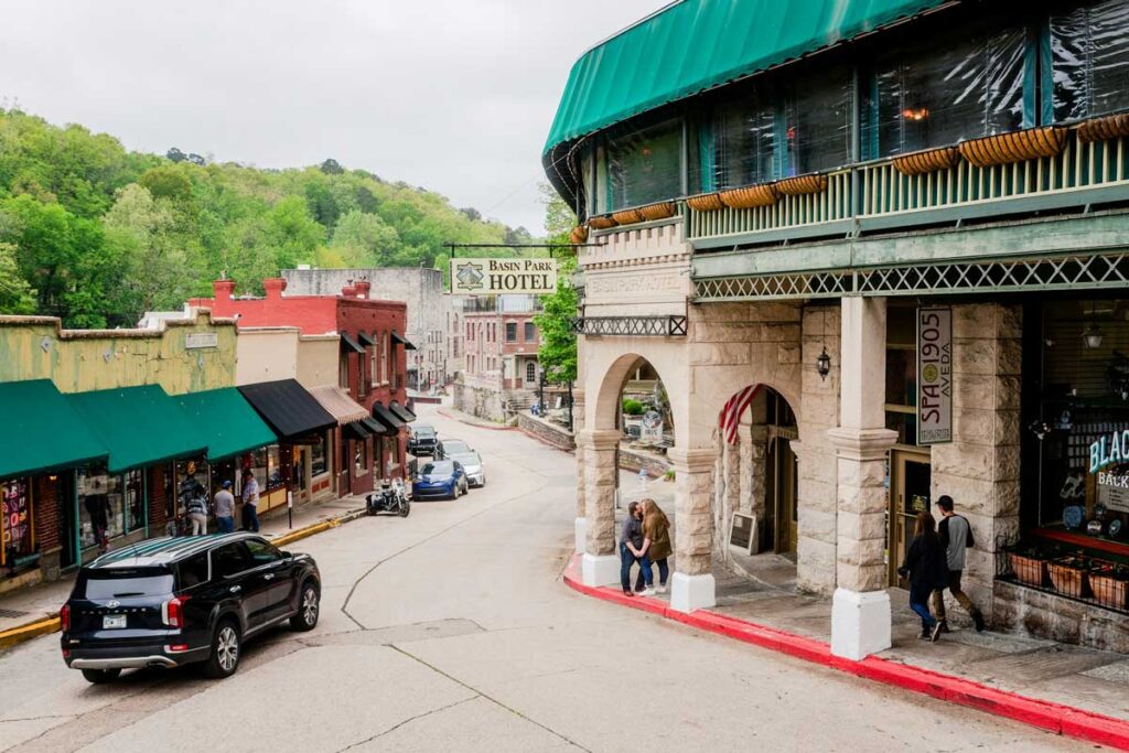 Eureka Springs in Arkansas.
