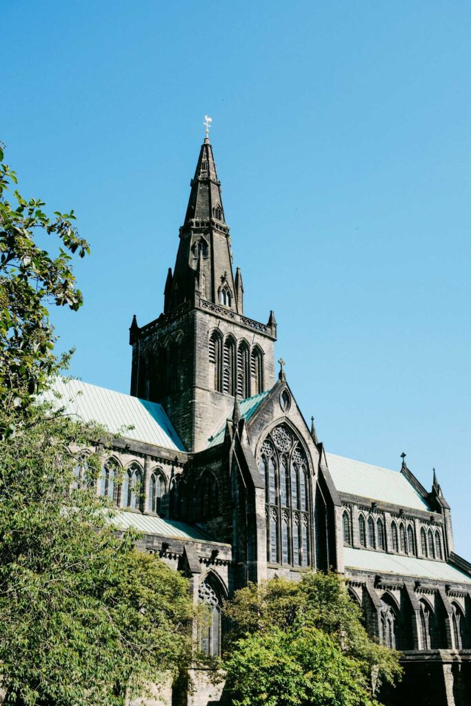 Glasgow Cathedral in Glasgow, Scotland.
