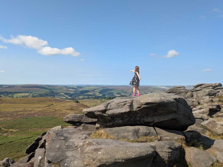 Higger Tor in the Peak District National Park.