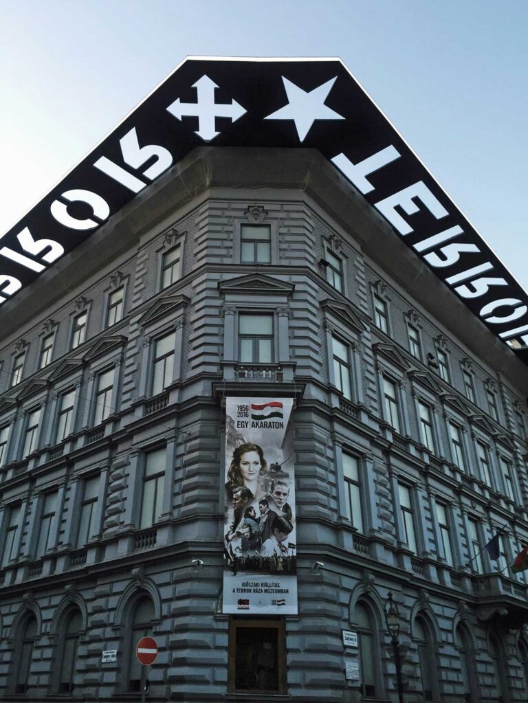 The House of Terror Museum in Budapest, Hungary.
