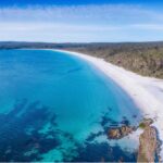 Hyams Beach in Jervis Bay, New South Wales.