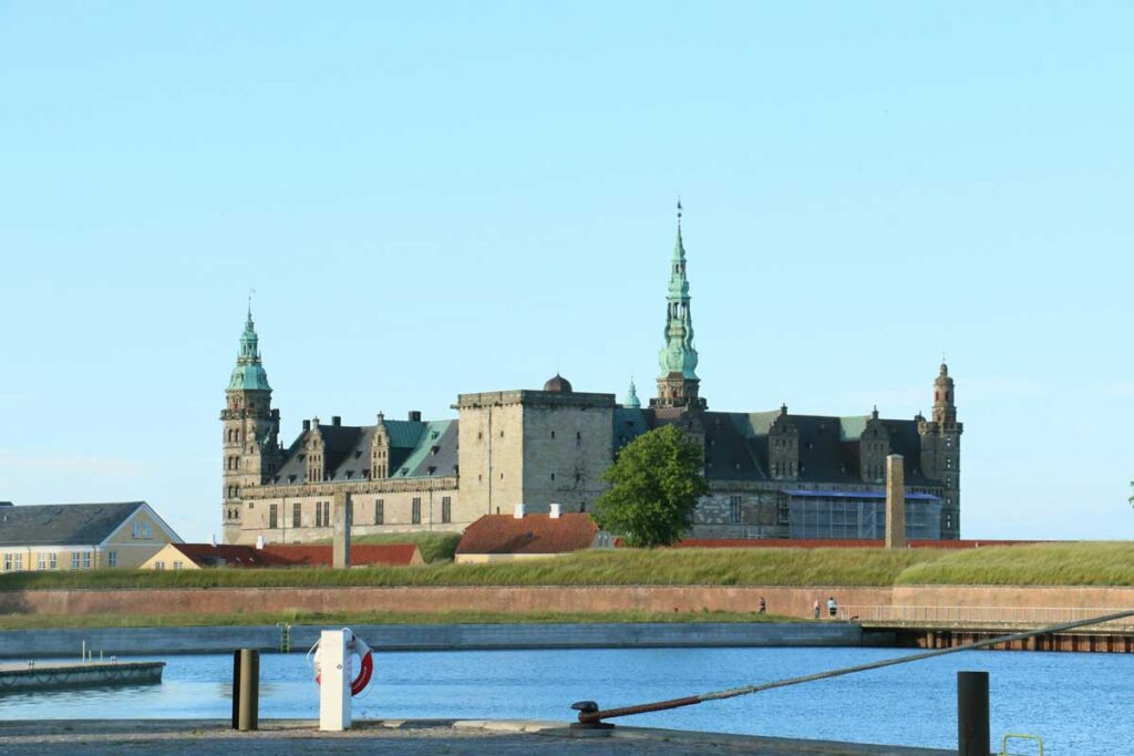 Kronborg Castle in Helsingor, Denmark.