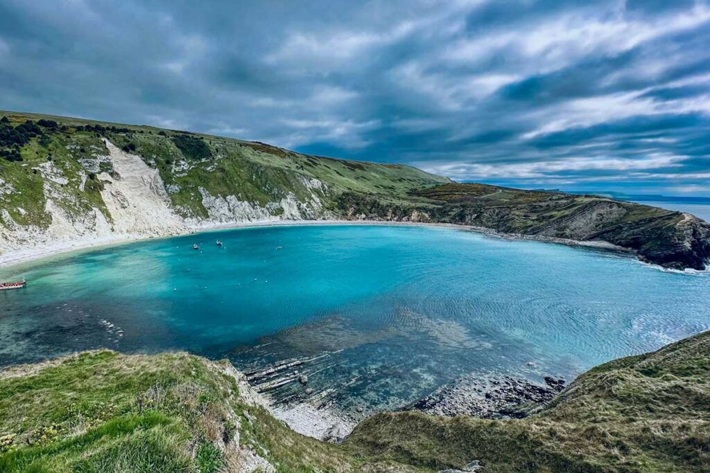 Lulworth Cove on Dorset's Jurassic Coast.