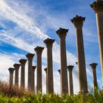The National Capital Columns in the National Arboretum, Washington DC.