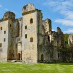 Old Wardour Castle in Wiltshire, South-West England.