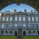 The Palace of Holyroodhouse in Edinburgh, Scotland.