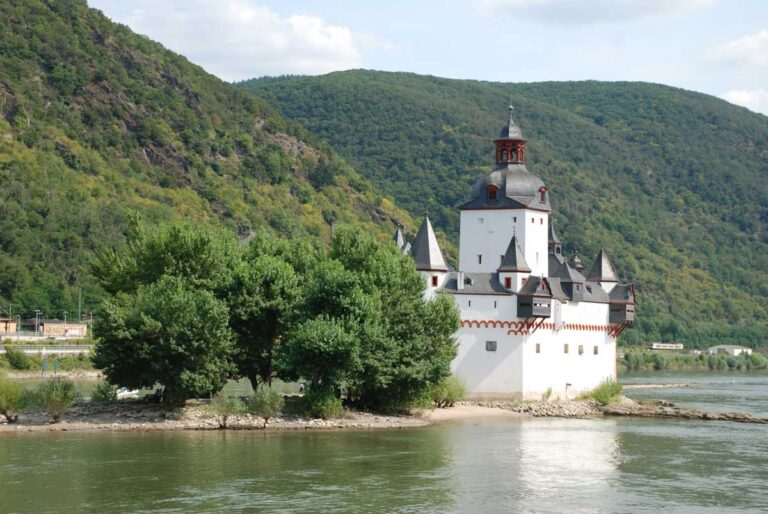 Pfalzgrafenstein Castle in Rhineland-Palatinate, Germany.