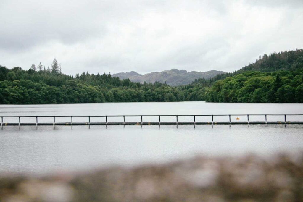 Pitlochry Dam in Pitlochry, Perthshire.