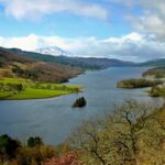 Loch Tummel from Queen's View in Perthshire, Scotland.