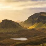 The Quiraing on the Isle of Skye, Scotland.