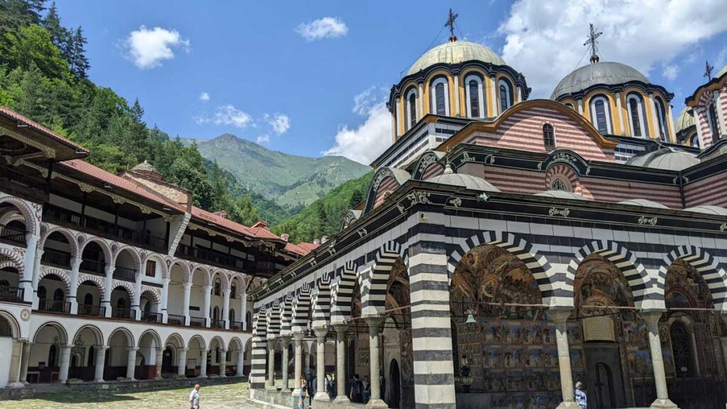 Rila Monastery in Bulgaria.