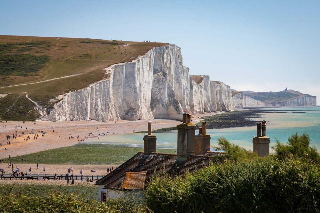 The Seven Sisters in Sussex, South-East England.