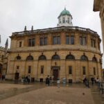 The Sheldonian Theatre in Oxford, South-East England.