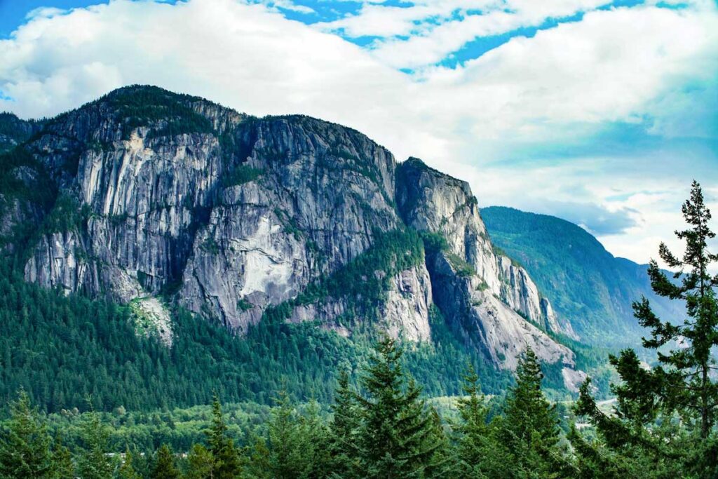 Stawamus Chief near Vancouver in British Columbia.