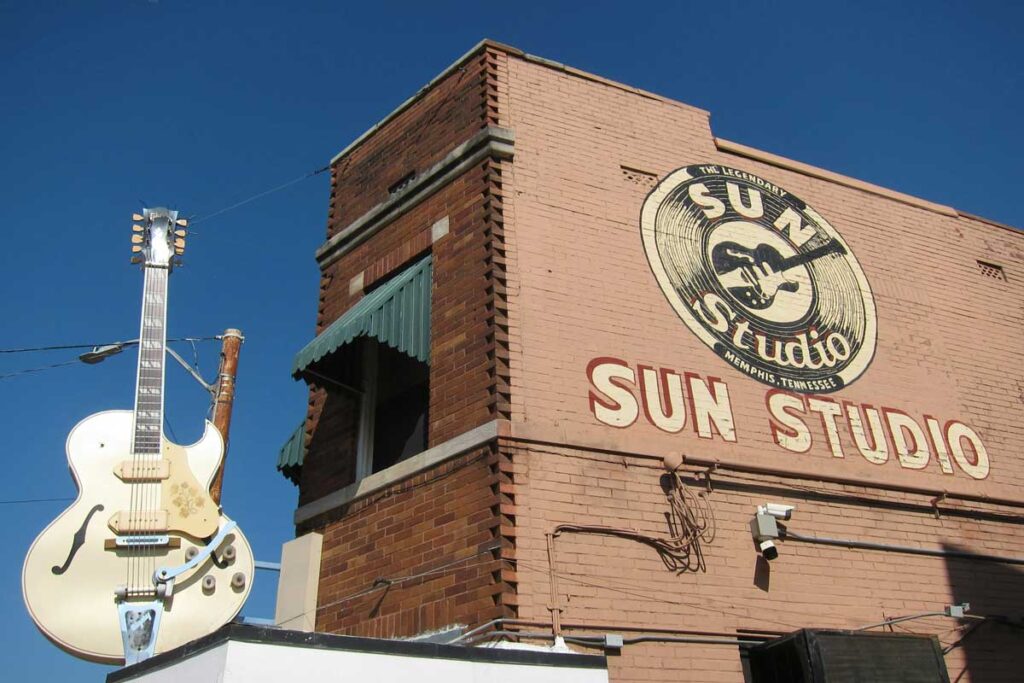 Sun Studio in Memphis, Tennessee.