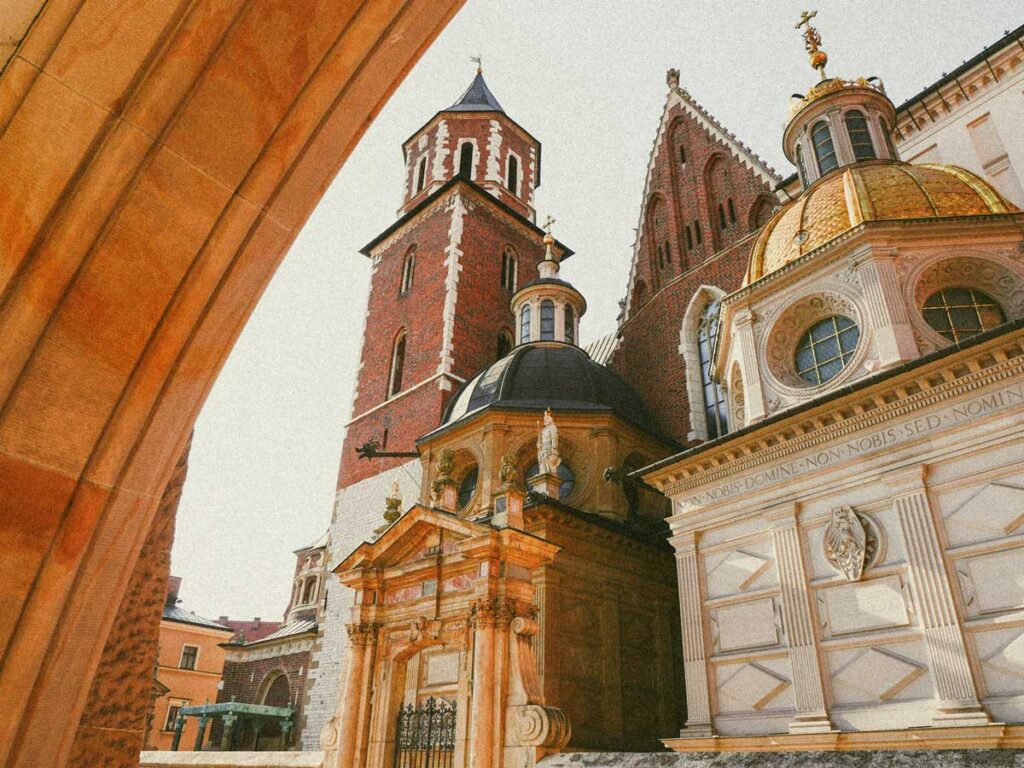 Wawel Cathedral in Krakow, Poland.