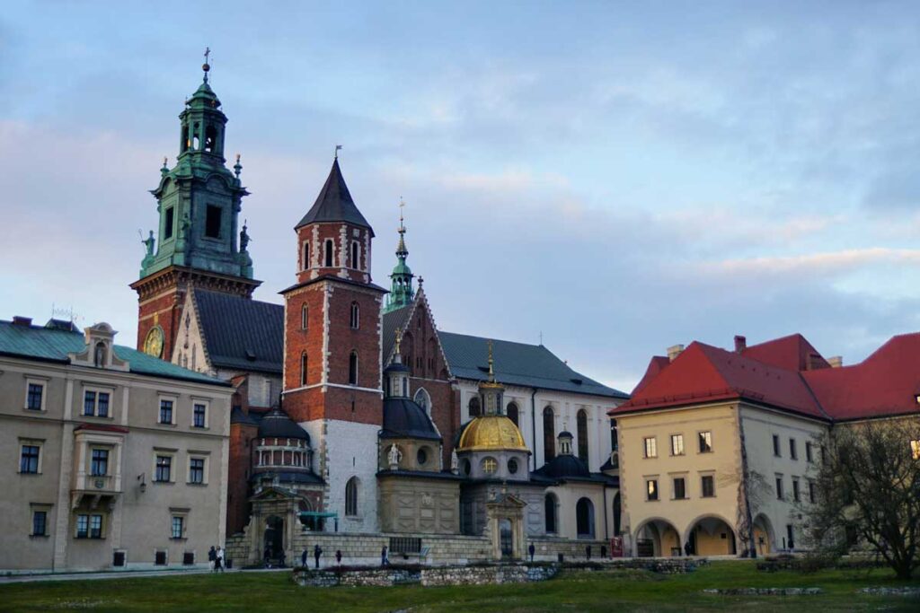 The Wawel Royal Castle in Krakow, Poland.