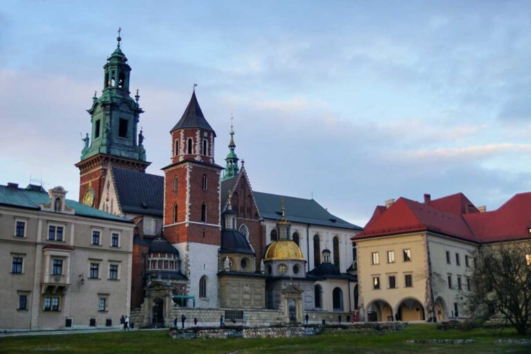The Wawel Royal Castle in Krakow, Poland.