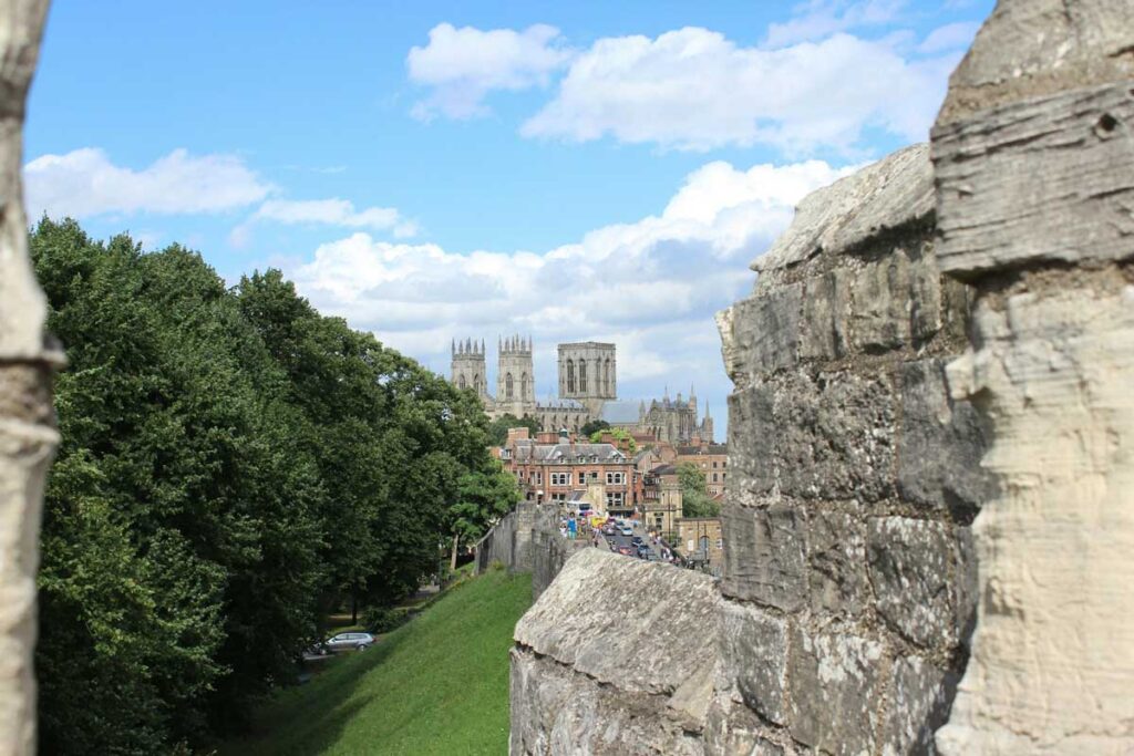 York Minster from York City Walls.