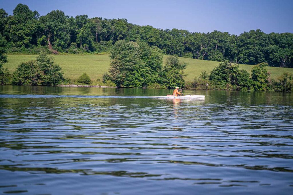 Marsh Creek State Park in Downingtown, Pennsylvania.