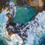 Blowhole Point Ocean Pool in Kiama, New South Wales.