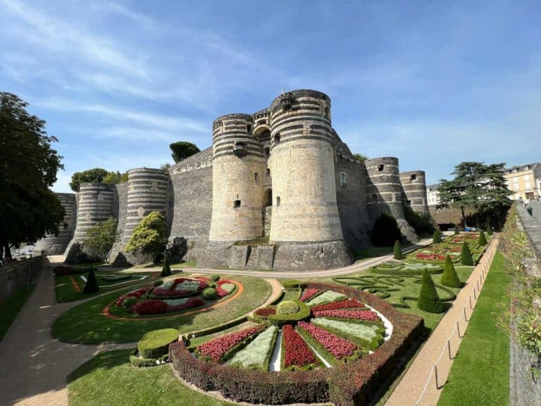 The Chateau d'Angers in Angers, France.