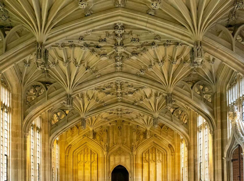 The Divinity School in Oxford, South-East England.