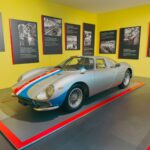A vintage Ferrari inside the Ferrari Museum in Maranello, Emilia-Romagna, Italy.