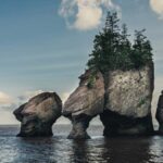 Hopewell Rocks in New Brunswick, Canada.