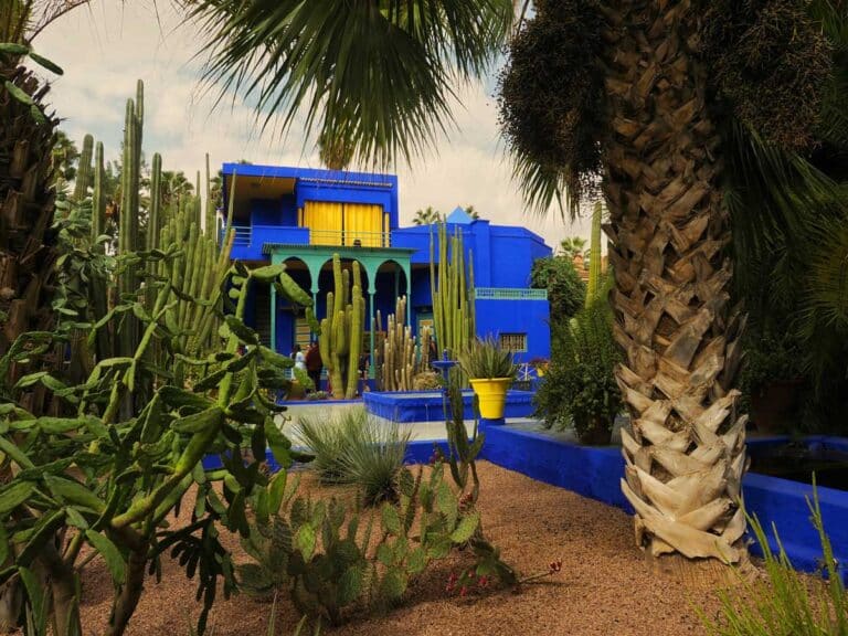 Jardin Majorelle in Marrakesh, Morocco.