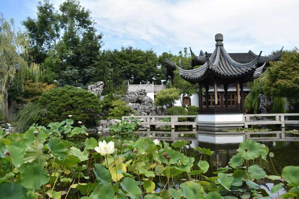 Lan Su Chinese Garden in Portland, Oregon.