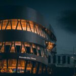 The Mercedes Benz Museum in Stuttgart, Germany.