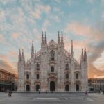Milan Cathedral in Lombardy, Italy.