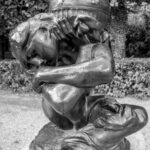 Sculpture at the Musee Rodin in Paris.