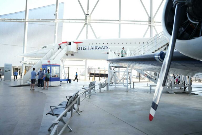 A Concorde at the Museum of Flight in Seattle, Washington.